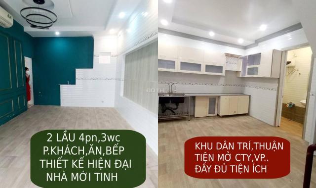 Ngang 5.1m Nhà 3 tầng Hẻm xe tải thông Không lộ giới Gần phú thuận Q.7