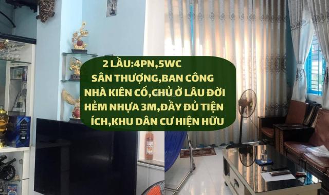 Nhà 4 Tầng Sổ Hồng 58m2 Chưa qua đầu tư hẻm 3m gần khu cư xá ngân hàng Q7