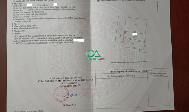 Bán đất Việt Hùng Đông Anh – Trục chính xã – Kinh Doanh Đỉnh