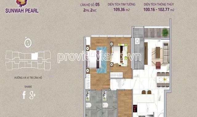 Bán một số căn hộ Sunwah Pear, tháp Golden House, Giá CĐT, TT chia 4 đợt