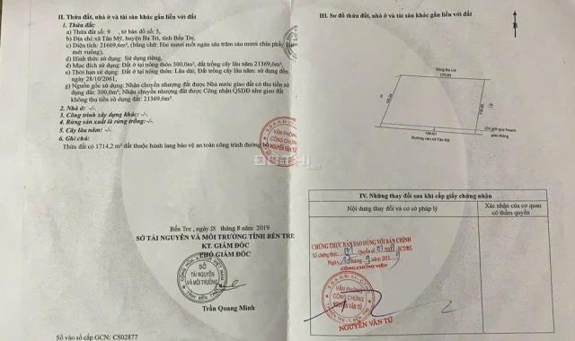 CHÍNH CHỦ BÁN NHÀ XƯỞNG RỘNG TẠI TÂN MỸ, BA TRI, BẾN TRE - GIÁ RẺ BẤT NGỜ
