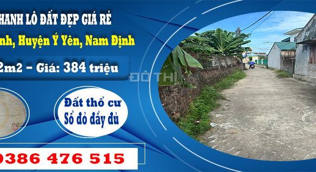 BÁN LÔ ĐẤT ĐẸP, GIÁ RẺ TẠI XÃ YÊN MINH, HUYỆN Ý YÊN, TỈNH NAM ĐỊNH