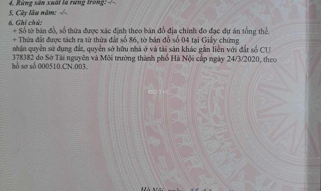 Bán đất đẹp tại tại thôn Vàng, xã Cổ Bi, Gia Lâm, Hà Nội diện tích 55 mét vuông