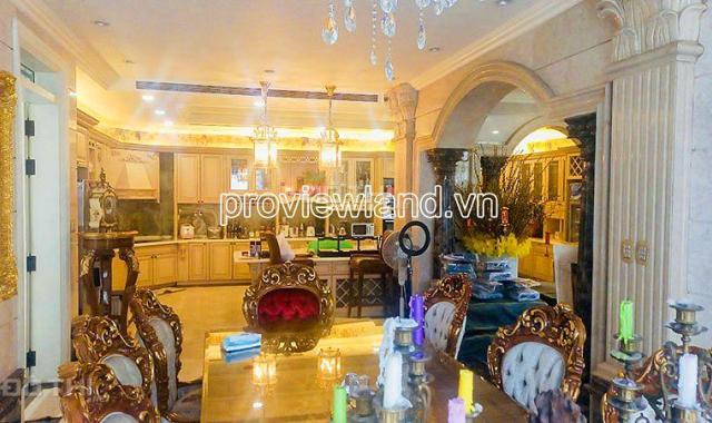 Bán biệt thự siêu sang tại Q3, 360m2 đất, hồ bơi + sân vườn, 2 hầm + 4 tầng