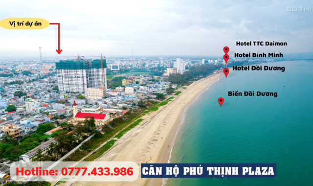 Bán căn hộ chung cư Phú Thịnh Plaza Phan Thiết ngay biển Đồi Dương