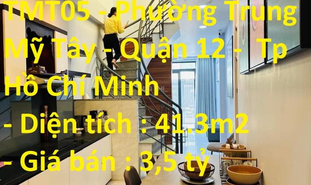 Bán nhà riêng tại Phường Trung Mỹ Tây, Quận 12, Hồ Chí Minh diện tích 41m2