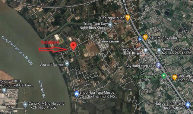 MT Trần Quang Quờn. QH thổ cư xã Bình Khánh, Cần Giờ. 100m x 102m. 71,4 tỷ
