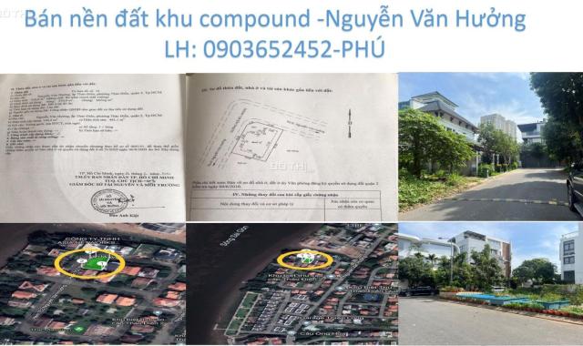 Bán đất nền tiện xây dựng mới HXH Nguyễn Văn Hưởng, Thảo Điền. Dt 434m2, giá 100 tỷ. Lh 0903652452