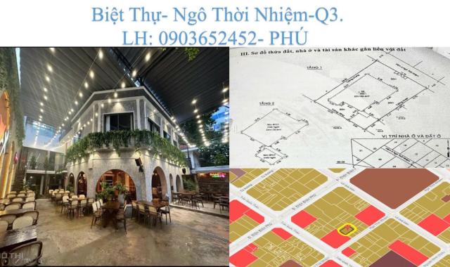 Bán biệt thự hxh đường Ngô Thời Nhiệm, p.7, q. 3. Diện tích 443m2. Giá bán 130 tỷ. Lh 0903652452