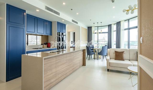 Cho thuê căn hộ City Garden tầng thấp, diện tích: 108m2, 1 Phòng khách, 2 Phòng ngủ