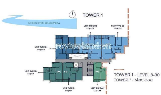 Bán Căn hộ tại Q2 Thảo Điền tầng cao tại block T1, loại SPA có thể bán cho NNN