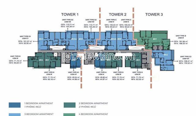 Bán Căn hộ tại Q2 Thảo Điền tầng cao tại block T1, loại SPA có thể bán cho NNN