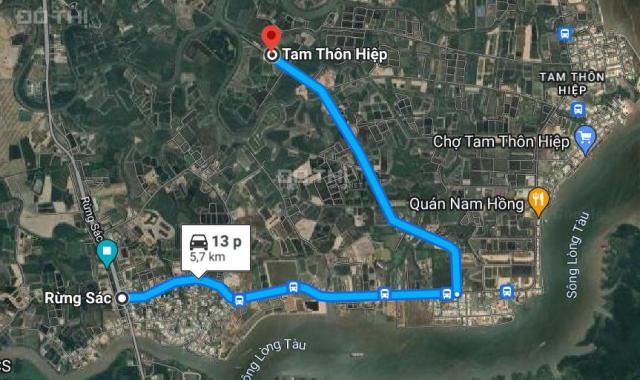 Đất thổ cư hẻm xe hơi xã Tam Thôn Hiệp, Cần Giờ. 18m x 24m. View sông. 1,8 tỷ