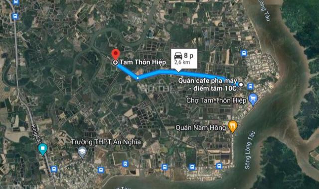 Đất thổ cư hẻm xe hơi xã Tam Thôn Hiệp, Cần Giờ. 18m x 24m. View sông. 1,8 tỷ