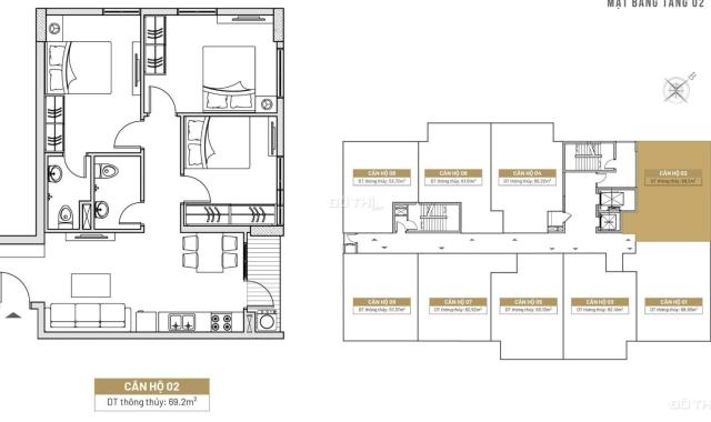 Chỉ 2,2 tỷ sở hữu ngay căn góc 3PN Chung cư Golden Sunsire, nhận nhà ngay, hỗ trợ vay 50%