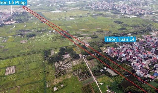 Đất đấu giá Tây Bắc Lễ Pháp Tiên Dương Đông Anh gần công viên Kim Quy