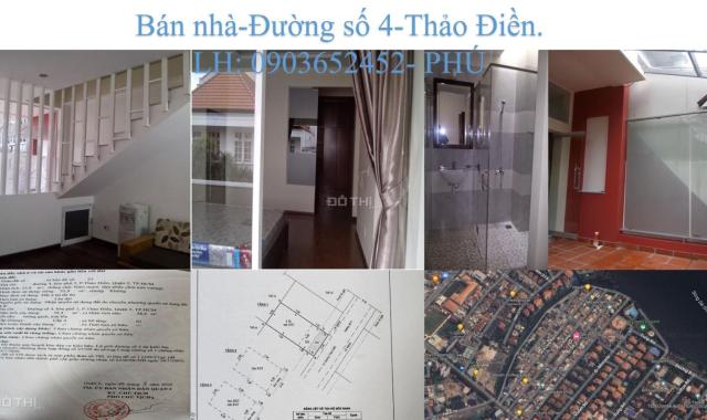 Bán nhà mt đường số 4, Thảo Điền. Diện tích 56m2. Giá bán 11 tỷ. Lh 0903652452 Mr. Phú.