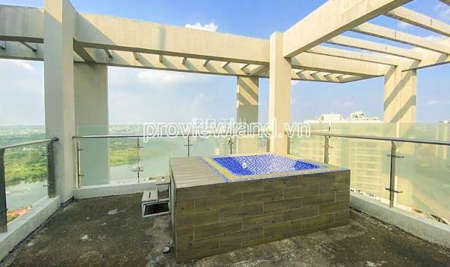 Bán căn penthouse Masteri Thảo Điền, tháp T3 nhà thô, 2 tầng, 325m2 đất + sân vườn