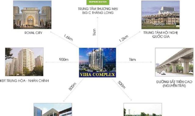 Cần bán CHCC Viha Leciva 107 Nguyễn Tuân dt 94m 3 ngủ 2vs thiết kế căn hộ đẳng cấp giá chỉ từ 5,7 t