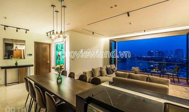 Cho thuê căn hộ D'Edge Thảo Điền view sông, 3PN rộng, 143.7m2, full nội thất