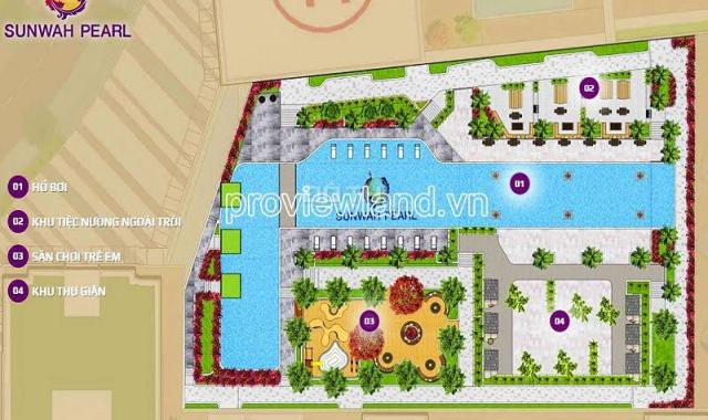 Căn hộ bán tại Sunwah Pearl Bình Thạnh có diện tích 130m2, 3PN, view sông