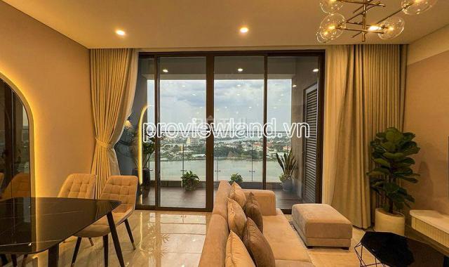 Thuê căn hộ Thảo Điền Green, tầng cao, view sông, DT 84,8m2, 2PN, full nội thất