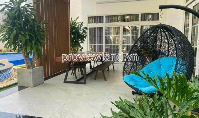 Bán biệt thự Thảo Điền trong khu Compound, DT đất 802m2, 1 trệt + 2 lầu + áp mái