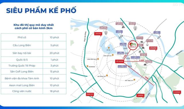 Giá Trực tiếp CĐT Khai Sơn City - Duy Nhất 3 Suất Cuối  Ck 16,5% + Gói Tân Gia 350 Triệu 0973762672