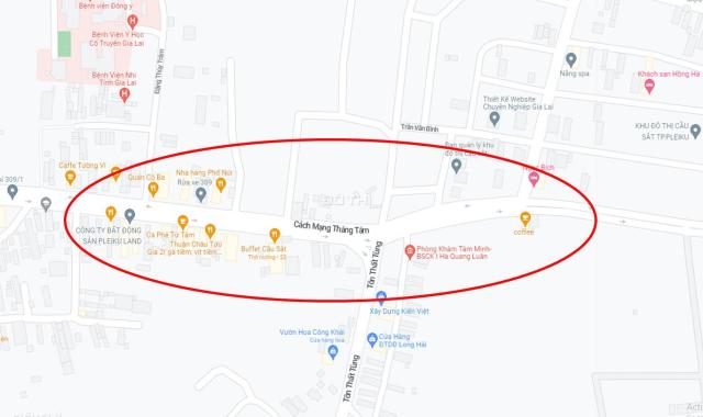 Bán nhà 3 tầng 2 mặt tiền đường Cách Mạng Tháng 8, Pleiku