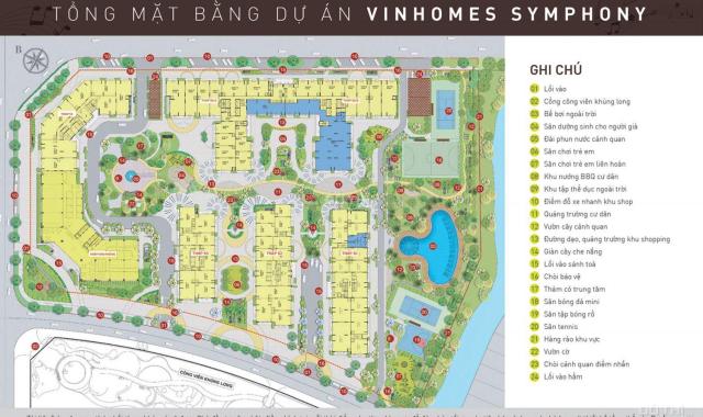 Bán cặp chung cư đập thông_Vinhomes Symphony_Full nội thất cao cấp_LH: 0852236868