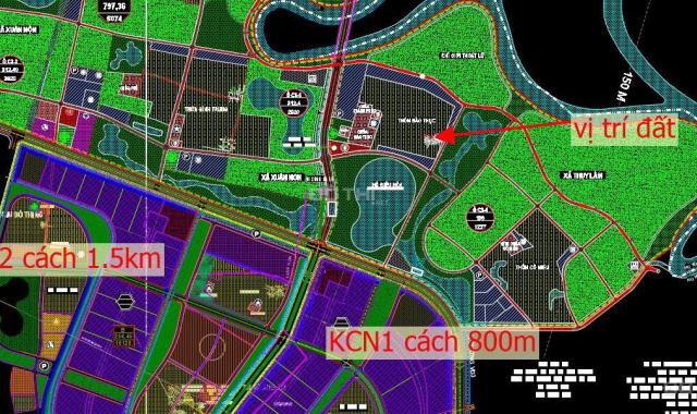 Bán đất gần dự án KCN Đông Anh, Huyện Đông Anh, giá 1 tỷ 250, Đường 4m, ngõ thông