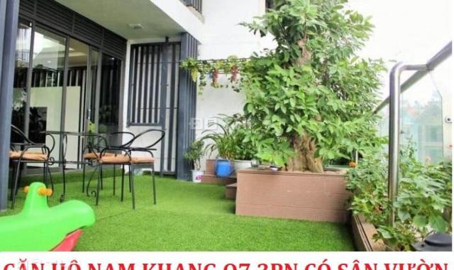 Cho thuê chung cư Nam Khang q7 3 phòng ngủ có sân vườn nội thất dính tường vào ở ngay