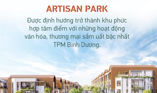 Nhà phố thương mại cách Trung tâm Hành chính Tỉnh chỉ 500m_Artisan Park_CK 8-11%_Giá chỉ 7.9TỶ_5x20