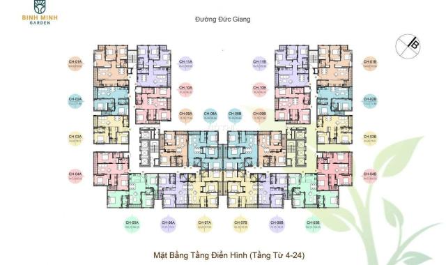 Bán căn hộ chung cư tại Dự án Bình Minh Garden, Long Biên, Hà Nội diện tích 74m2 giá 2.7 Tỷ