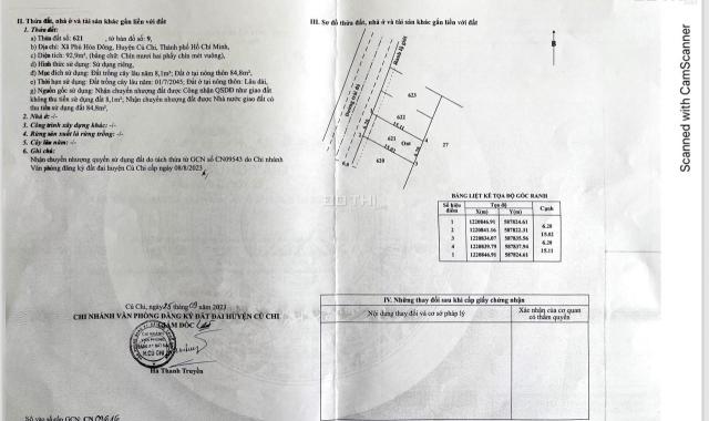 Bán đất tại Đường Cây Trắc, Xã Phú Hòa Đông, Củ Chi, Hồ Chí Minh diện tích 94m2 giá 1.25 Tỷ