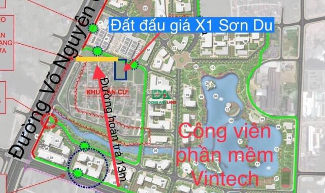 Bán đất đấu giá X1 Sơn Du Nguyên Khê giá rẻ năm 2023 diện tích 60.75m2