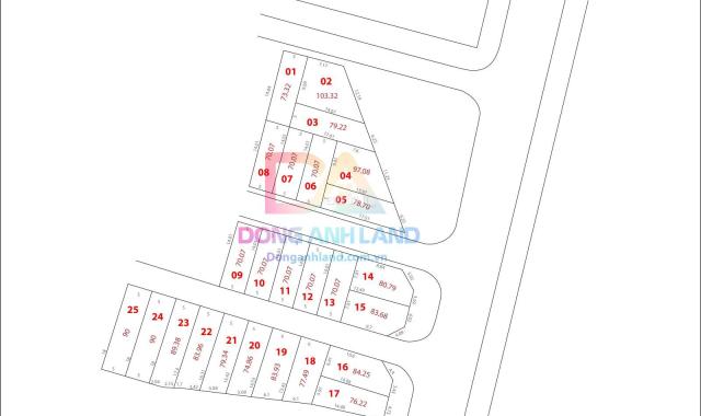 Bán đất đấu giá tại Đình Tràng Dục Tú diện tích 70.07mư đường rộng ô tô tránh nhau thoải mái