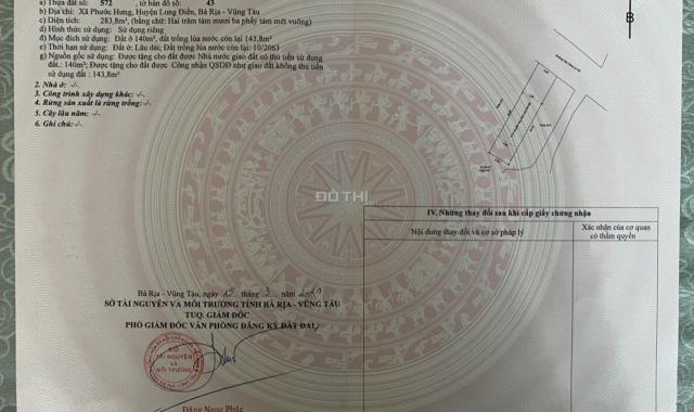 Cần Bán Lô Đất Ở Đô Thị Huyện Long Điền, Bà Rịa – Vũng Tàu