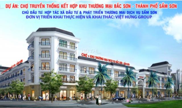 Bán nhà riêng Khu thương mại Bắc Sơn Market 50m2 - 3,5 tầng, Phố Bà Triệu, P. Bắc Sơn