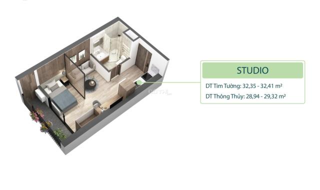 Bán cắt lỗ - Căn Studio , Chung cư Sky Oasis Ecopark - Giá 1,1 tỷ