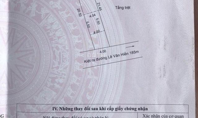 HOT_RẺ_Bán lô đất 85m2- K420 Lê Văn Hiến,Ngũ Hành Sơn, Đà Nẵng chỉ 2,15Ti
