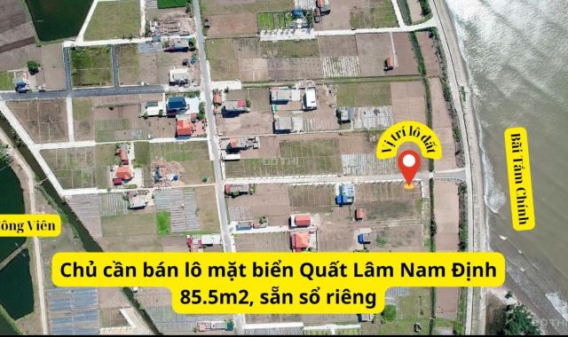 CHÍNH CHỦ CẦN BÁN GẤP LÔ ĐẤT MẶT BIỂN QUẤT LÂM NAM ĐỊNH GIÁ RẺ