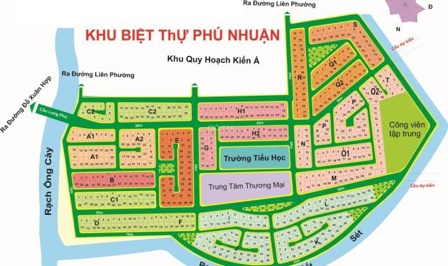 Bán đất Phú Nhuận plb quận 9 đường 20 mét vị trí đẹp giá 70 triệu/m2