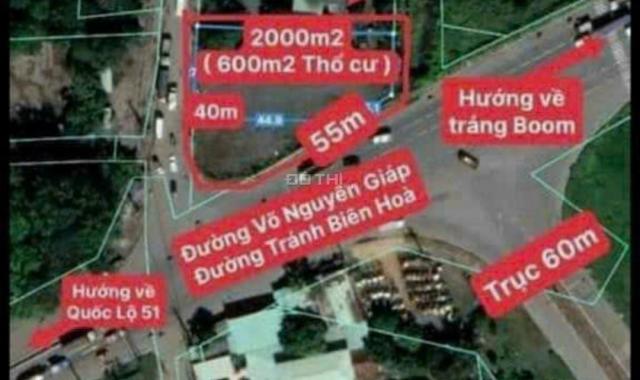 Bán đất tại Đường Võ Nguyên Giáp, Phường Phước Tân, Biên Hòa, Đồng Nai diện tích 2000m2 giá 10 Tỷ