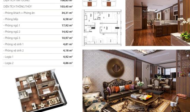 Bán căn hộ chung cư tại Dự án HC Golden City, Long Biên, Hà Nội diện tích 102.4m2 giá 5.1 Tỷ