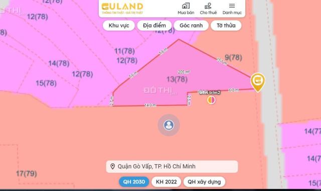 Chủ đăng: bán Nhà vườn 215m2, Nhà số: 104/8 Nguyễn Thái Sơn. P.03, ngay BV.175.