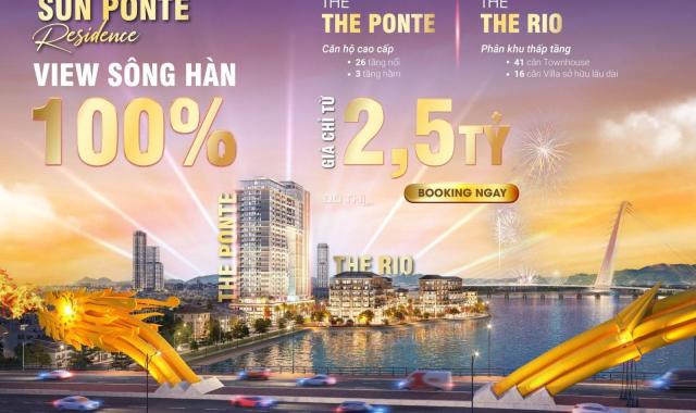 Nhận đặt chỗ căn hộ Sun Ponte HH3 Đà Nẵng ngay cầu Rồng, đặt chỗ nhận ngay 1% chiết khấu