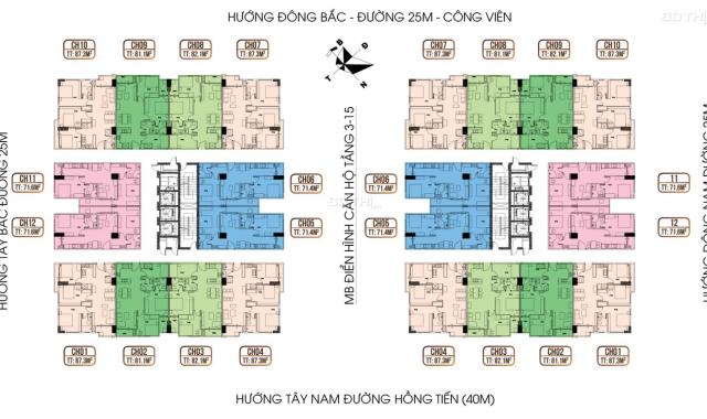 6.6 tỷ Căn góc vip 3PN( 120m2) view s.Hồng, gần c.Chương Dương, full NT liền tường