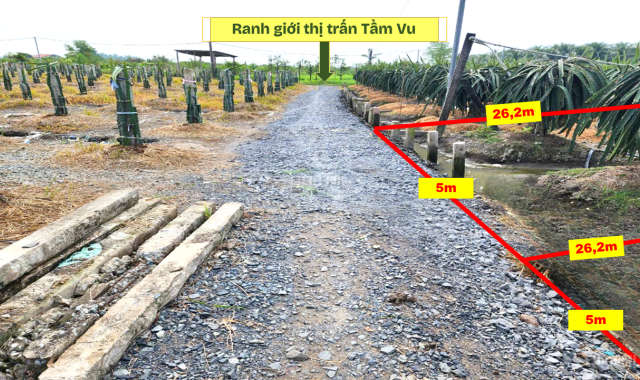 05 lô thổ cư liền kề giáp ranh trung tâm huyện chỉ 2,7tr/m2 (340 triệu)