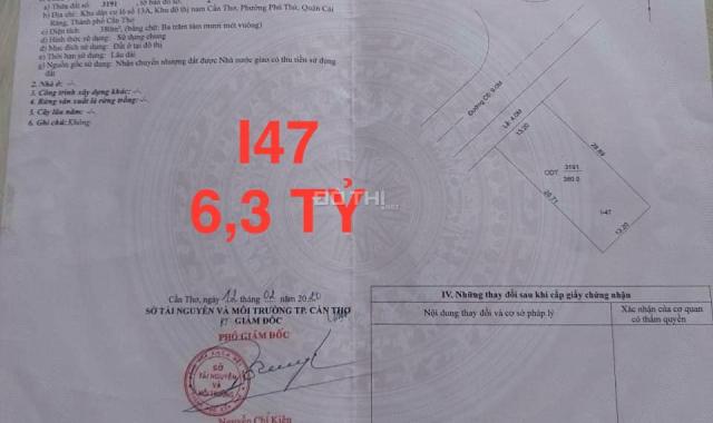 Khu dân cư Thiên Lộc - Bán nền biệt thự 380m2 sổ hồng giá 6,3 tỷ